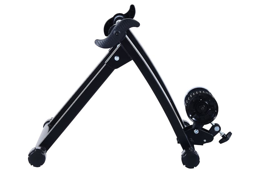 Homcom 5661-0020BL Stationary Bike Stand Foldable Indoor Bicycle Trainer | Black Homcom 5661-0020BL Stationary Bike Stand Foldable Indoor Bicycle Trainer | Black
