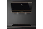 Smeg 90cm Decorative Wall Mount Hood | KV694R | Black Smeg 90cm Decorative Wall Mount Hood | KV694R | Black