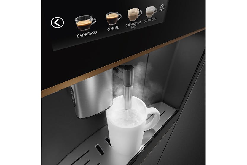 Smeg Copper Dolce Stil Novo Automatic Coffee Machine | CMS4604NR | Black Smeg Copper Dolce Stil Novo Automatic Coffee Machine | CMS4604NR | Black