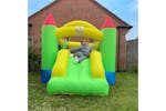 Homcom 342-003 Nylon Inflatable Bouncy Castle | Multi-Colour Homcom 342-003 Nylon Inflatable Bouncy Castle | Multi-Colour