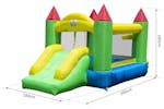 Homcom 342-003 Nylon Inflatable Bouncy Castle | Multi-Colour Homcom 342-003 Nylon Inflatable Bouncy Castle | Multi-Colour