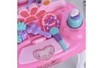 Homcom 350-050 Childrens Vanity Table with Lights | Pink/White Homcom 350-050 Childrens Vanity Table with Lights | Pink/White
