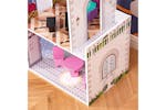 Homcom 350-108 Kids Wooden Doll House Playset | Pink Homcom 350-108 Kids Wooden Doll House Playset | Pink
