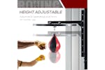 Homcom A90-022 Punching Boxing Speed Bag Boxing Workout Platform | Red/Black Homcom A90-022 Punching Boxing Speed Bag Boxing Workout Platform | Red/Black