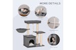 PawHut D30-447 90cm Scratching Post Cat Tree | Dark Grey PawHut D30-447 90cm Scratching Post Cat Tree | Dark Grey