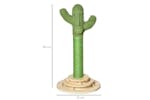 PawHut D30-453 Cactus Sisal Scratching Post Cat Tree | Green/Natural PawHut D30-453 Cactus Sisal Scratching Post Cat Tree | Green/Natural