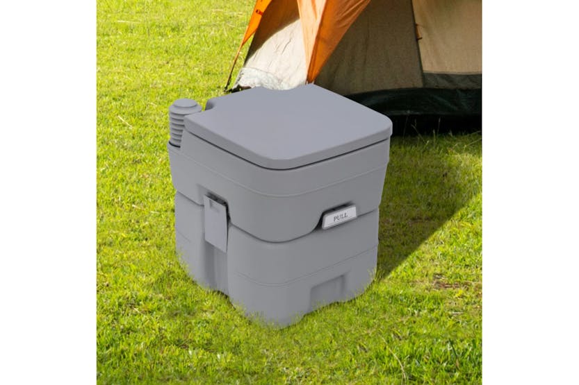 Homcom 811-023 Outsunny Portable Toilet | Grey Homcom 811-023 Outsunny Portable Toilet | Grey