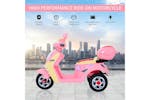 Homcom 370-035PK Electric Ride-on Motorbike | Light Pink Homcom 370-035PK Electric Ride-on Motorbike | Light Pink