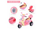 Homcom 370-035PK Electric Ride-on Motorbike | Light Pink Homcom 370-035PK Electric Ride-on Motorbike | Light Pink