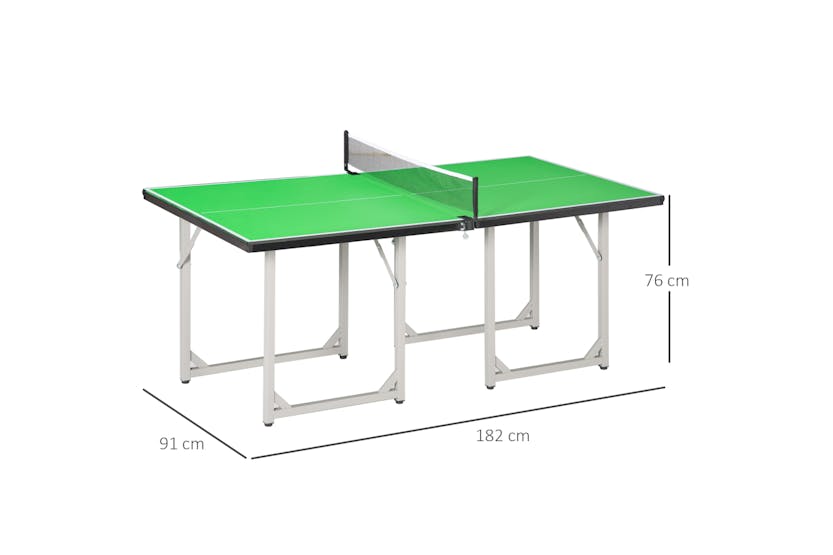Homcom A90-130GN Indoor Ping Pong Table | Green Homcom A90-130GN Indoor Ping Pong Table | Green