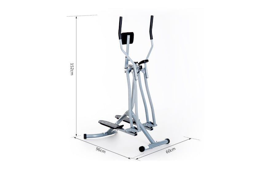 Homcom A90-137GY Air Walker with LCD for Home Gym | Silver/Black Homcom A90-137GY Air Walker with LCD for Home Gym | Silver/Black