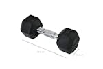 Homcom A91-017V01 Hex Dumbbell Sets Hexagonal Gym Fitness Lifting Home Homcom A91-017V01 Hex Dumbbell Sets Hexagonal Gym Fitness Lifting Home