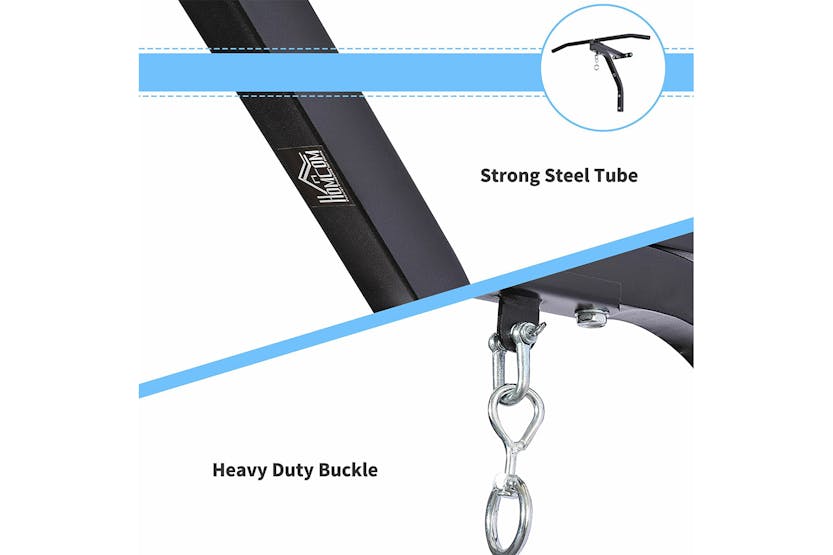 Homcom A91-051V01BK Workout Pull Up Bar | Black Homcom A91-051V01BK Workout Pull Up Bar | Black