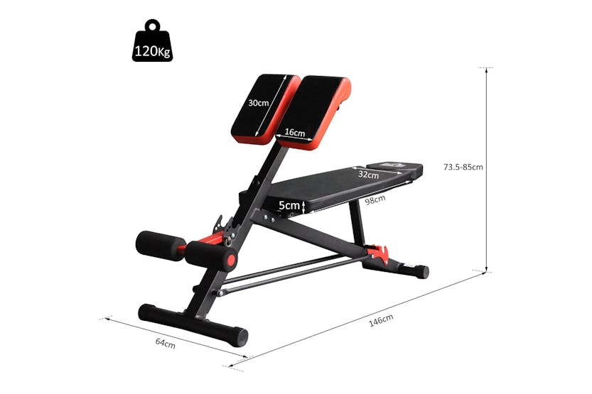 Homcom A91-075 Multifunctional Hyper Dumbbell Bench Homcom A91-075 Multifunctional Hyper Dumbbell Bench