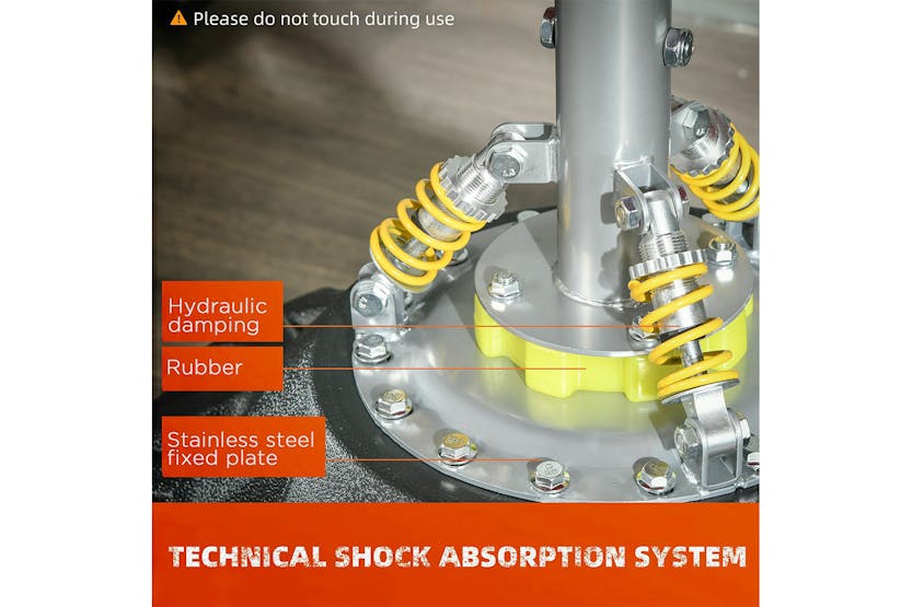 Homcom A91-110 Freestanding Boxing Punch Stand | Black/Red Homcom A91-110 Freestanding Boxing Punch Stand | Black/Red