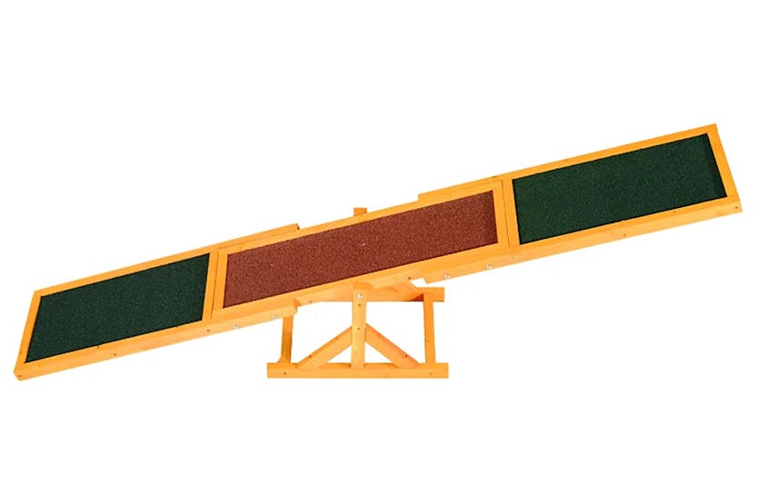 PawHut D03-001 Pet Obedience Training Seesaw for Dog Agility PawHut D03-001 Pet Obedience Training Seesaw for Dog Agility