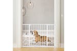 PawHut D06-058 Pressure Fitted Dog Safety Gate | White PawHut D06-058 Pressure Fitted Dog Safety Gate | White