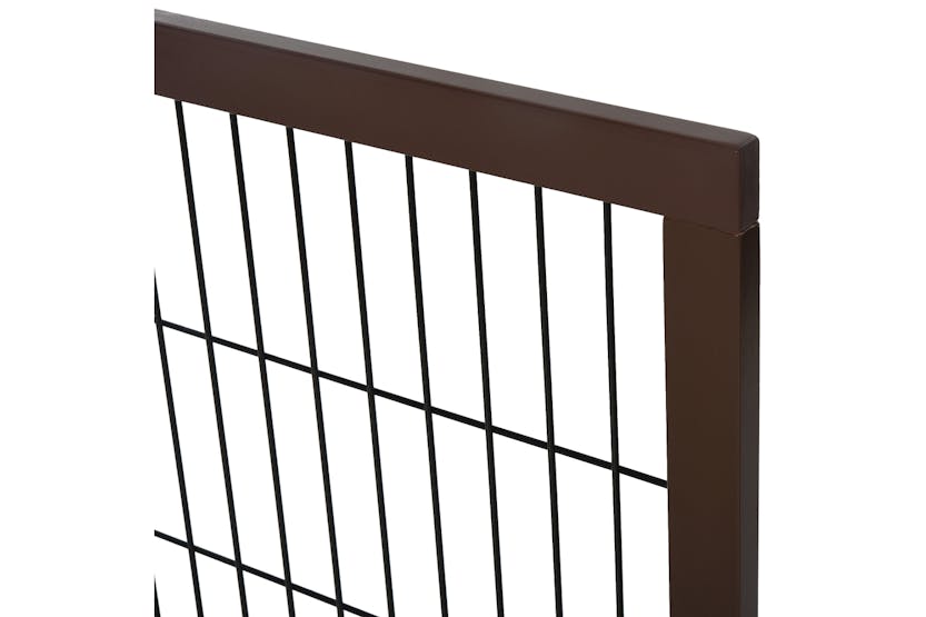 Pawhut D06-080 Indoor Foldable 3 Panel Dog Safety Gate | Brown Pawhut D06-080 Indoor Foldable 3 Panel Dog Safety Gate | Brown