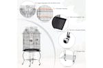Pawhut D10-025 Metal Bird Cage | Black Pawhut D10-025 Metal Bird Cage | Black