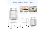 PawHut D10-080WT Bird Cage | White & Black PawHut D10-080WT Bird Cage | White & Black