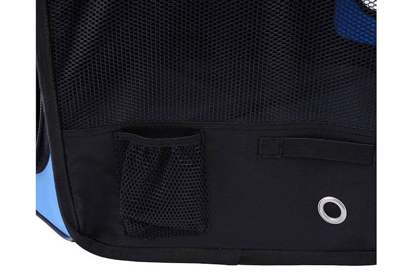 PawHut D1-0109 Breathable Pet Playpen | Blue & Black PawHut D1-0109 Breathable Pet Playpen | Blue & Black