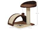 PawHut D30-034 Cat Tree | Brown PawHut D30-034 Cat Tree | Brown