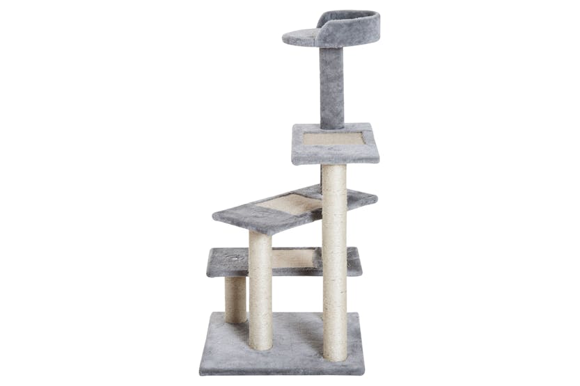 Pawhut D30-183 Cat Tree | Beige & Grey Pawhut D30-183 Cat Tree | Beige & Grey