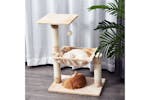 PawHut D30-215 Cat Tree Scratching Post | Beige PawHut D30-215 Cat Tree Scratching Post | Beige