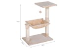PawHut D30-215 Cat Tree Scratching Post | Beige PawHut D30-215 Cat Tree Scratching Post | Beige