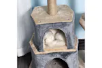 PawHut D30-218GY Cat Tree Scratching Post | Grey PawHut D30-218GY Cat Tree Scratching Post | Grey