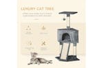 Pawhut D30-253GY Cat Tree Scratching Post for Kitty | Grey Pawhut D30-253GY Cat Tree Scratching Post for Kitty | Grey