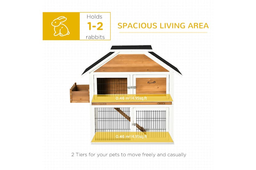 PawHut D51-266ND Small Animal House | Natural PawHut D51-266ND Small Animal House | Natural