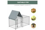 PawHut D51-272 Large Galvanized Chicken Coop Hen House PawHut D51-272 Large Galvanized Chicken Coop Hen House