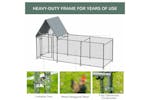 PawHut D51-272V01 Large Galvanized Chicken Coop Hen House PawHut D51-272V01 Large Galvanized Chicken Coop Hen House