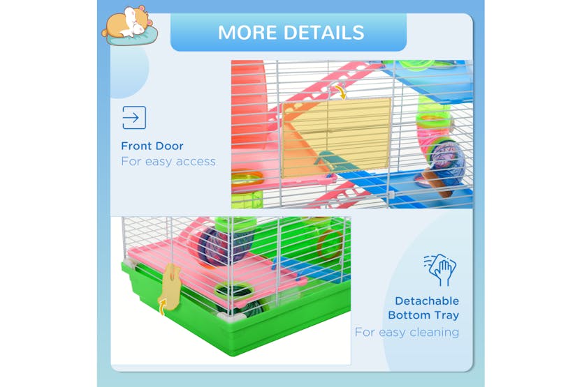 PawHut D51-214 5 Tier Hamster Cage PawHut D51-214 5 Tier Hamster Cage