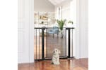 PawHut D06-144V01BK Pressure Adjustable Fit Safety Gate | Black PawHut D06-144V01BK Pressure Adjustable Fit Safety Gate | Black