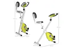 Homcom A90-192YL Steel Manual Resistance Exercise Bike with LCD Monitor | Yellow Homcom A90-192YL Steel Manual Resistance Exercise Bike with LCD Monitor | Yellow