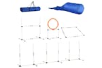 PawHut D07-022 Dogs PE Obstacle Agility Training Set | White PawHut D07-022 Dogs PE Obstacle Agility Training Set | White