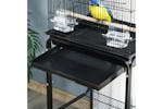 PawHut D10-019V01BK Bird Cage with Stand Wheels | Black PawHut D10-019V01BK Bird Cage with Stand Wheels | Black