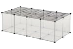 PawHut D51-257 DIY Pet Playpen with Door Bottom 28 Panels | Transparent PawHut D51-257 DIY Pet Playpen with Door Bottom 28 Panels | Transparent