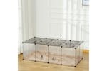 PawHut D51-257 DIY Pet Playpen with Door Bottom 28 Panels | Transparent PawHut D51-257 DIY Pet Playpen with Door Bottom 28 Panels | Transparent