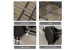 PawHut D51-257 DIY Pet Playpen with Door Bottom 28 Panels | Transparent PawHut D51-257 DIY Pet Playpen with Door Bottom 28 Panels | Transparent