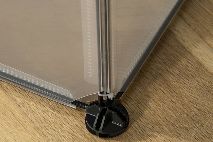 PawHut D51-257 DIY Pet Playpen with Door Bottom 28 Panels | Transparent PawHut D51-257 DIY Pet Playpen with Door Bottom 28 Panels | Transparent