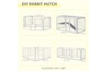 PawHut D51-322 Large Bunny Cage with Door | 9 Pieces PawHut D51-322 Large Bunny Cage with Door | 9 Pieces