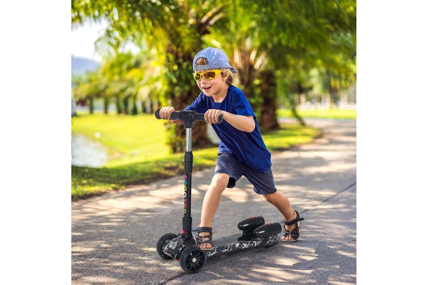 Homcom 371-022BK Foldable Electric Scooter | Black Homcom 371-022BK Foldable Electric Scooter | Black