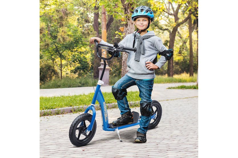 Homcom 371-027BU Kids Kick Scooter | Blue Homcom 371-027BU Kids Kick Scooter | Blue