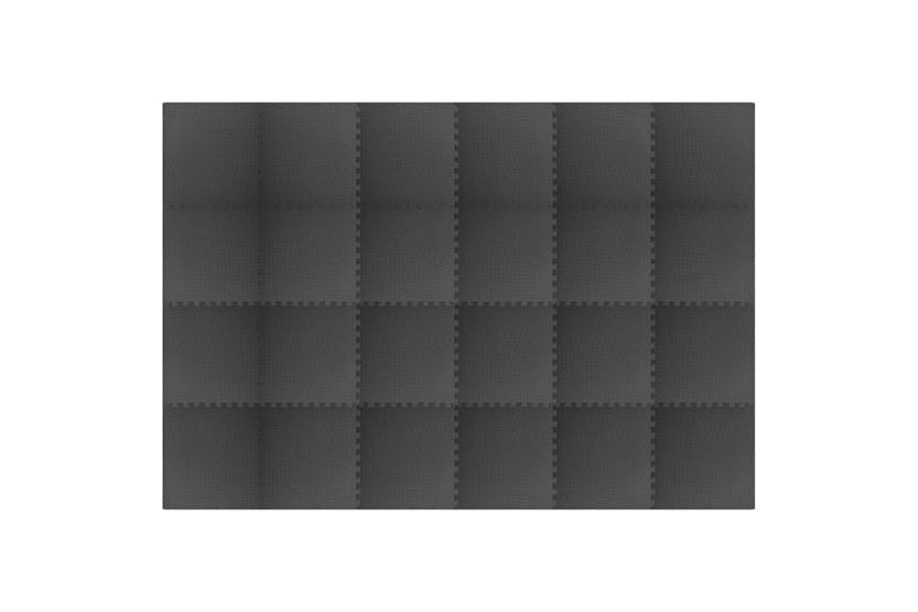 vidaXL 92463 Floor Mats 24 Pcs 8.64 á Eva Foam Black vidaXL 92463 Floor Mats 24 Pcs 8.64 á Eva Foam Black