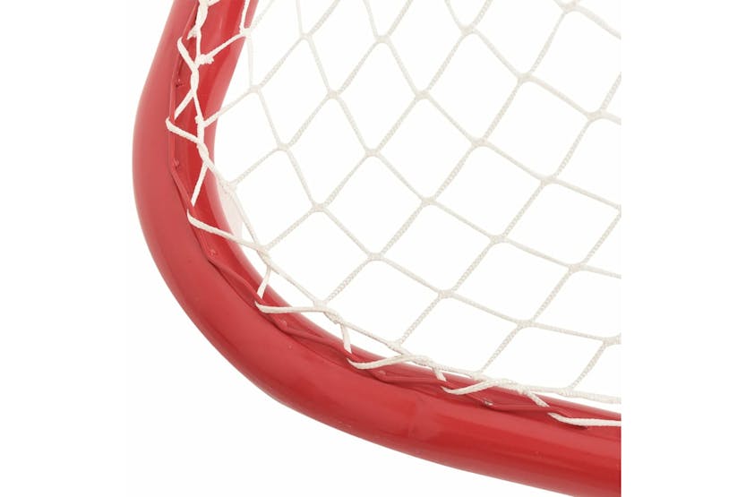 vidaXL 93755 Hockey Goal Red And White 183x71x122cm Polyester vidaXL 93755 Hockey Goal Red And White 183x71x122cm Polyester