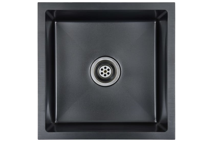 vidaXL 145083 Handmade Kitchen Sink Black Stainless Steel vidaXL 145083 Handmade Kitchen Sink Black Stainless Steel