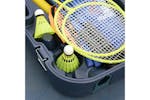 Homcom A95-006 Plastic Portable Badminton Net | Blue/Yellow Homcom A95-006 Plastic Portable Badminton Net | Blue/Yellow